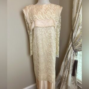 Scott McClintock Ivory Lace Wedding Vintage Dress Size 6